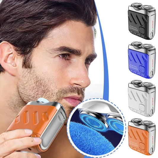 🔥Hot Sale 50%OFF🔥2025 New Portable Rotary Dual Ring Electric Shaver