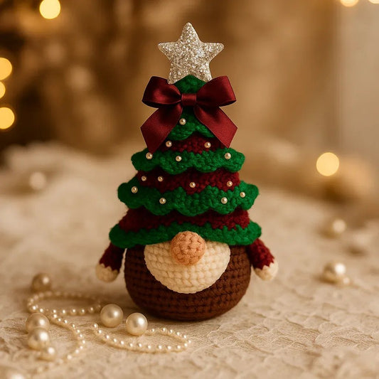 🎁DIY Crochet Christmas Tree Gnome Kit
