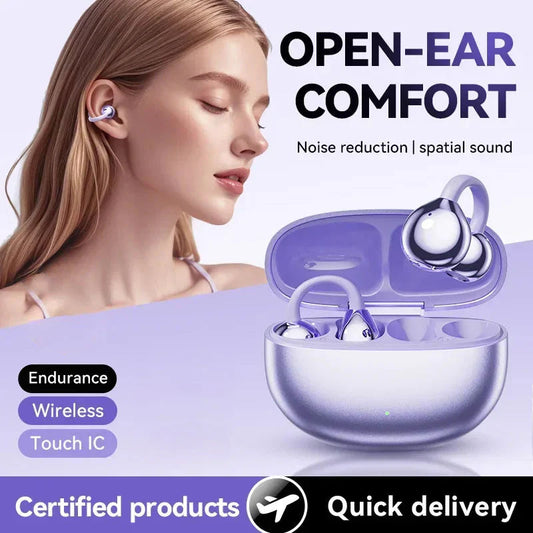 🔥Limited Time 50% OFF🔥🎧 High-Quality Ear Clip Bluetooth Headphones