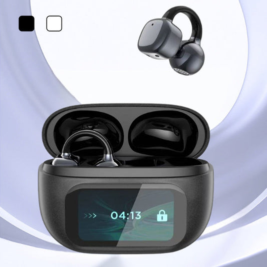 🔥HOT SALE-49% OFF 🎁Ear Clip-on Smart Color Screen Intelligent Translation Headset