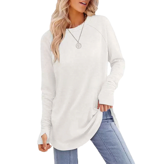 ⏰Hot Sale-50% Off🌼Women's Casual Long Sleeve Round Neck Top