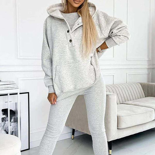 ✨New Arrival 50% Off✨Casual and Comfortable Sweatshirt 3-Piece Set (Vest + Hoodie+ Pants)