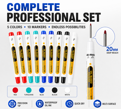 💥 Surprise Price: £0.79 Each!! - Precision Tip Quick-Dry Oil-Based Marker Pen