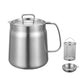 2-in-1 304 Stainless Steel Multifunctional Oil Strainer Pot