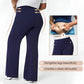 🔥Hot Sale 49% OFF🔥High Stretch Tummy Control Button Wide Leg Trousers