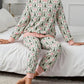 ⏳Limited-time 49% off⏰🎄Women's Cute Holiday‑Print Pajama Set