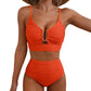 🌷LAST DAY SALE 55% OFF!!💥Women's Push Up High Waist Bikini Set
