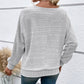 ⏳Time-limited Special 50% off⏰Solid Round-Neck Striped Top with Long Sleeves