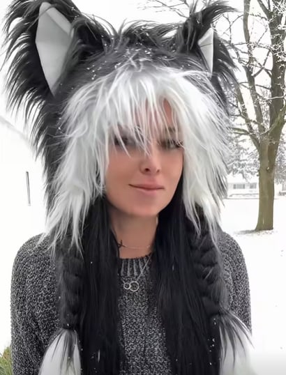 ⚡ Flash Sale 50%OFF – Fluffy Cat Ear Hat | Halloween & Christmas Cozy Plush Headwear