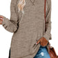 Women's Fall Side slit Long Sleeve Shirts Tunic Tops (Buy 2 Free Shipping)