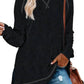 Women's Fall Side slit Long Sleeve Shirts Tunic Tops (Buy 2 Free Shipping)