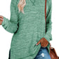 Women's Fall Side slit Long Sleeve Shirts Tunic Tops (Buy 2 Free Shipping)