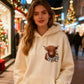 🐮Winter Hot Sale 50% OFF!!🎁Cute Highland Cow Cozy Fleece-Lined Hooded Sweatshirt