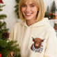 🐮Winter Hot Sale 50% OFF!!🎁Cute Highland Cow Cozy Fleece-Lined Hooded Sweatshirt