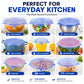 🔥Last day sale 50% OFF🔥Adpartner Silicone Lids for Food Storage (6-Pack)
