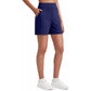 50% OFF🏃‍♀️Women’s High-Waist Athletic Shorts – Running & Yoga Summer Shorts with Pockets