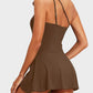 ⛱️Last Day Sale 49% OFF🔥Women One Piece Swim Dress One Shoulder Swimsuit With Skirt