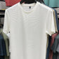 📢📢50% OFF !! ⏰Ice Silk Men's Sculpted Weave Crew Neck Tee
