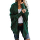 💖50% off!💖 Women's Loose Batwing Sleeve Knit Cardigan Open Front Shawl for Autumn and Winter