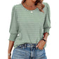 🔥HOT SALE 60% OFF🔥Women’s Casual Three-quarter Sleeve Blouses