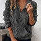 🏆Flash Sale 50% OFF⚡🏆#1 Best Seller 🔥Half-Zip Fuzzy Pocket Sweatshirt