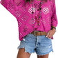 🥰Summer Sale-55% OFF💛Women's Bohemian-Inspired V-Neck Crochet Top