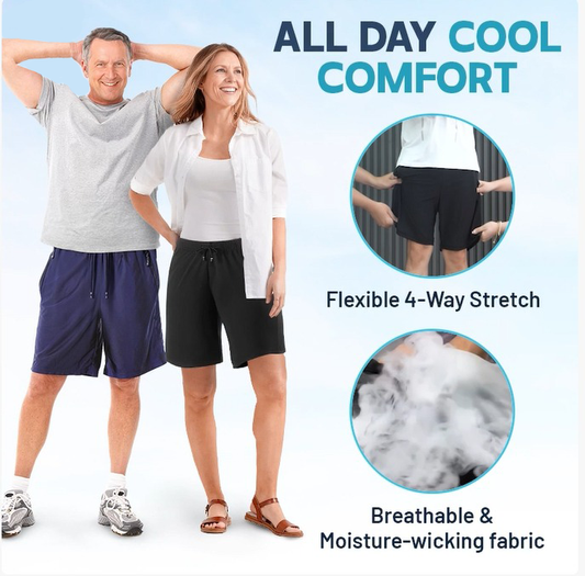 💥£9.99 ONLY!✨Last Day Special Sale 50% OFF💥Unisex Ice Silk Quick Drying Stretch Shorts