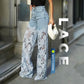 🌸Summer Special Offer 50% Off🌸High Waisted Lace Splicing Jeans
