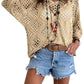 🥰Summer Sale-55% OFF💛Women's Bohemian-Inspired V-Neck Crochet Top