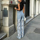 🌸Summer Special Offer 50% Off🌸High Waisted Lace Splicing Jeans