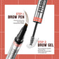 2-in-1 Brow Pen and Sealing Brow Gel for Real Fuller Eyebrows