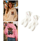 🐮Winter Hot Sale 50% OFF!!🎁Cute Highland Cow Cozy Fleece-Lined Hooded Sweatshirt