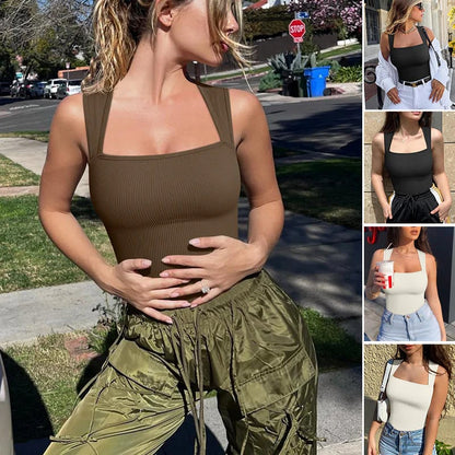 💥Big Sale-50% Off🔥Sleeveless Tummy Control Tank Tops Bodysuits
