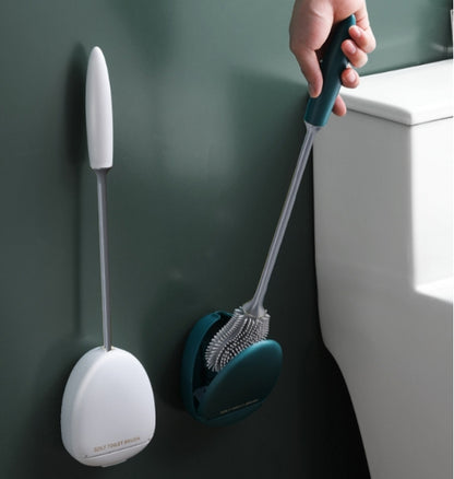 Silicone Lightweight Toilet Brush and Holder Set