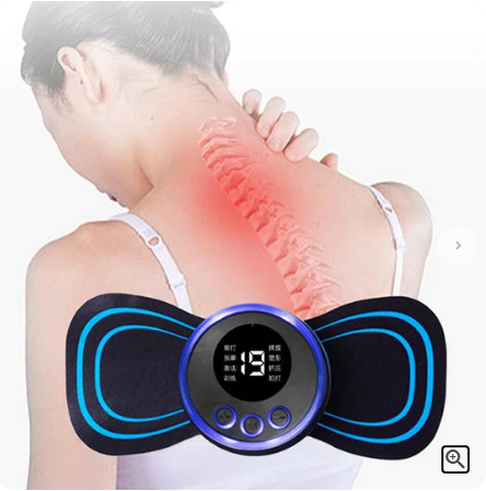 🔥HOT SALE🎁Portable Massager with 8 Modes and LCD Screen - Mini Muscle Stimulator for Pain Relief