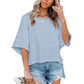 🔥Hot Sale 55% off🔥Women's Summer Casual Crewneck Batwing Half Sleeve Tee