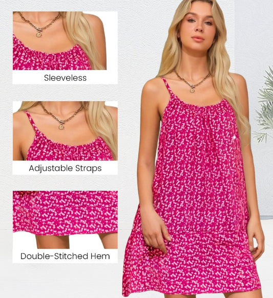 🔥Summer Promotion 50% OFF😲Floral Printed Camisole Dress