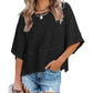 🔥Hot Sale 55% off🔥Women's Summer Casual Crewneck Batwing Half Sleeve Tee
