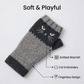 🔥Winter Hot Sale 50% off😻Cat Knitted Embroidery Fingerless Gloves - Cosy, Stylish, Casual Winter Wear