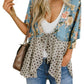 🌸Spring Sale 49% OFF🌸Women's Floral Kimono Ruffle Sleeve Tie Cardigans Flowy Boho Loose Cover Ups