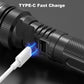 🔥Last Day 49% OFF🔥🔦2025 Outdoor Emergency Ultra-Bright Long-Range High-Power White Laser Digital Zoom Flashlight
