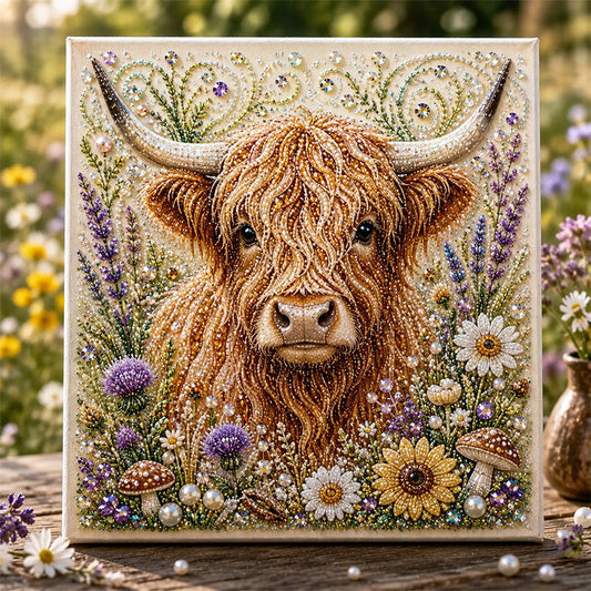 🥳2026 HOT SALE!🦬🎨 50% OFF! Highland Cow Pearl Art DIY Kit – Relaxing craft, thousands of sparkling beads. Create stunning farmhouse artwork – a peaceful creative escape! 🏡✨