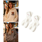 🐮Winter Hot Sale 50% OFF!!🎁Cute Highland Cow Cozy Fleece-Lined Hooded Sweatshirt