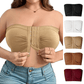 🔥Plus Size Strapless Front Buckle Breathable Bra
