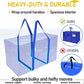 24 Gallon Extra Large Waterproof Heavy Duty Foldable Moving Bags