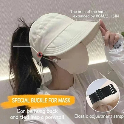 🔥 Outdoor UV Protection Hollow Top Sun Hat