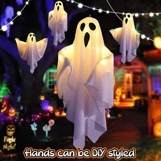 🎃Halloween Hot Sale 50% OFF💀Glowing Ghost Chandelier for Halloween Party Decor