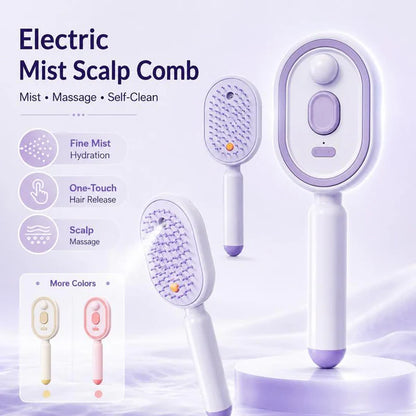 📢📢50 %  OFF !! ⏰Electric Spray & Massage Hair Brush✨🔥