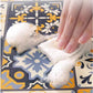 Retro Quick-Drying Water-Draining Mat for Kitchen Bar Countertops