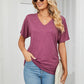 💕Big Promotion- 50% OFF🌷V-Neck Solid Color Loose Ladies Tops